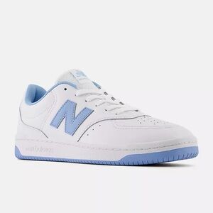 NIB New Balance Lifestyle BB80 Unisex W10 M8.5 41.5 White with Blue